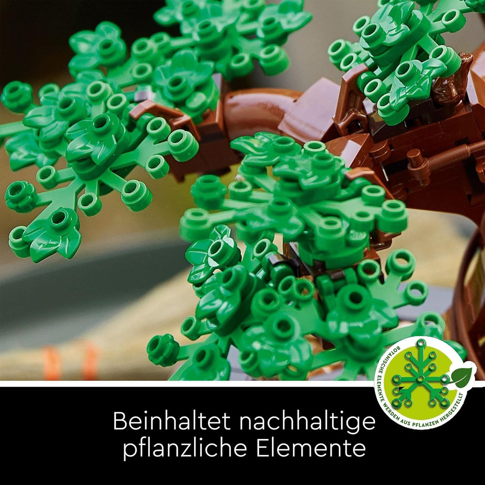 LEGO Botanicals Bonsai Baum Set for Erwachsene - Pflanzen Home Deko Set - DIY Project and entspansende creative Aktivität - Giftidee for Frauen and Männer - Botanik Kollektion 10281