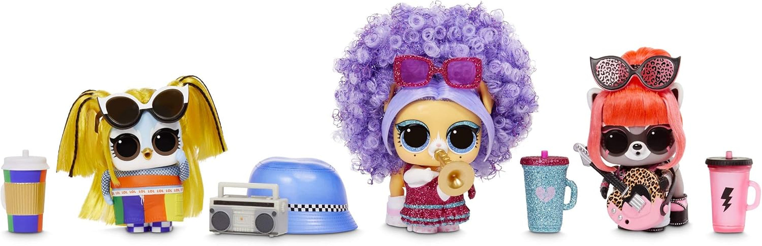 Mdr Surprise ! 567080E7C Remix Pets - Objet de collection - 9 surprises avec cheveux naturels, accessoires et paroles surprises