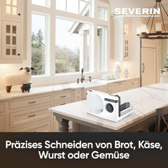 Trancheuse multifonction SEVERIN pour pain, saucisses ou fromage râpé et Trancheuses Naty Shop