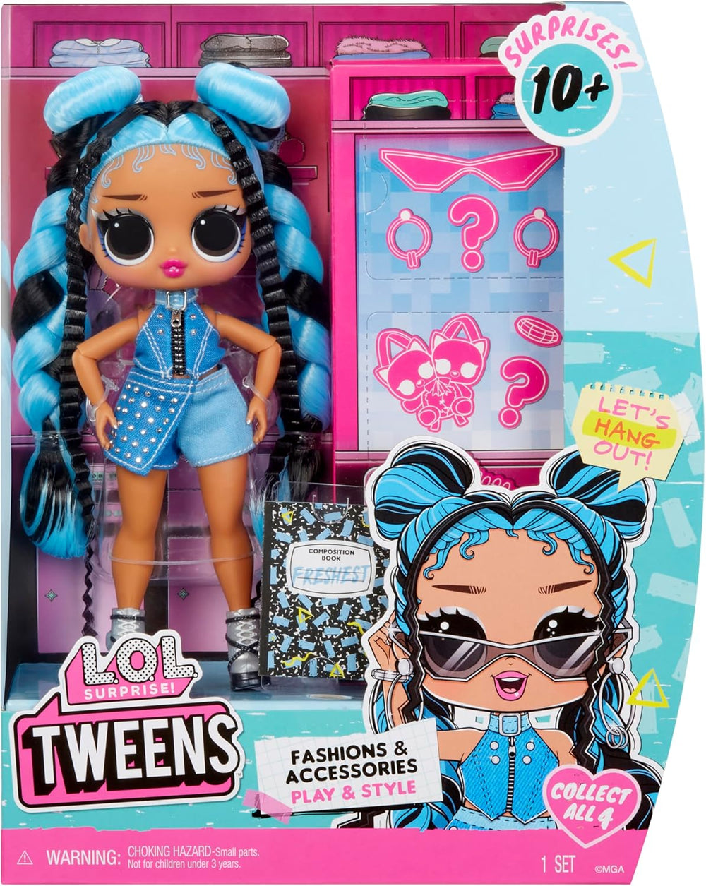 L.O.L. Surprise! Tweens Core Doll - Freshest - Enthält 1 Modepuppe mit Outfit und Accessoires, 4 zum Sammeln, Frischeste