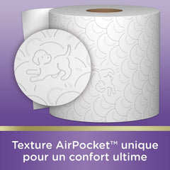Papier toilette rembourré (12 paquets de 7 rouleaux) - doux et confortable - respectueux de l'environnement - durable