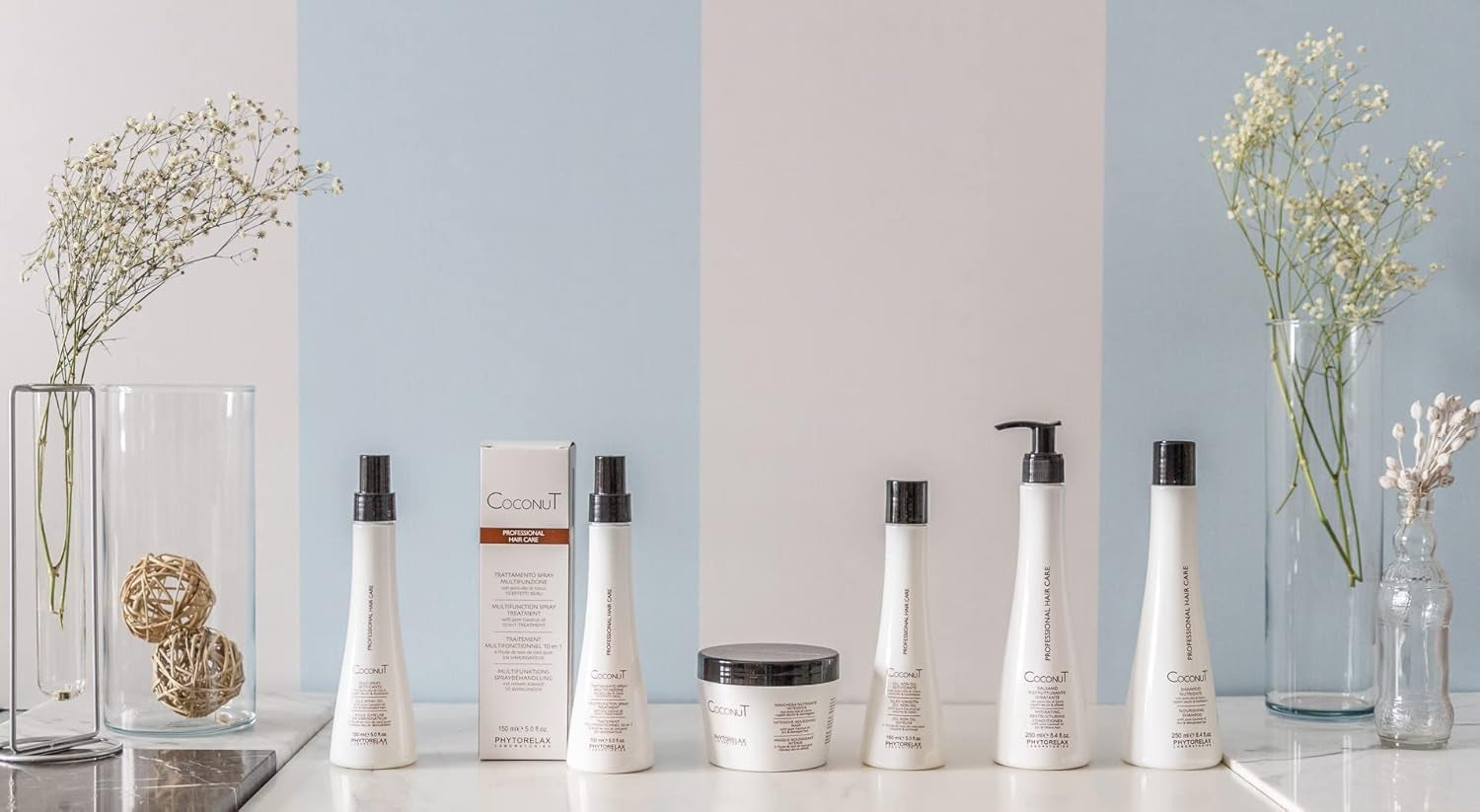 Phytorelax Masque capillaire nourrissant intensif à l'huile de coco, 1 paquet (1 x 250 ml) Naty Shop Hair Mask