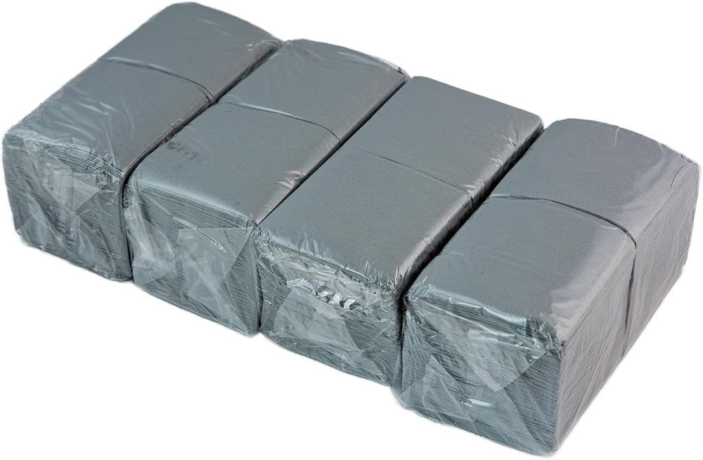 - 600 pièces Serviettes de Table, Bordeaux, papier jetable, Microstitch, 10 X 10 Cm (pliées) et 20 X 20 Cm (dépliées) - Idéales pour les événements traiteur, les bars et les fêtes