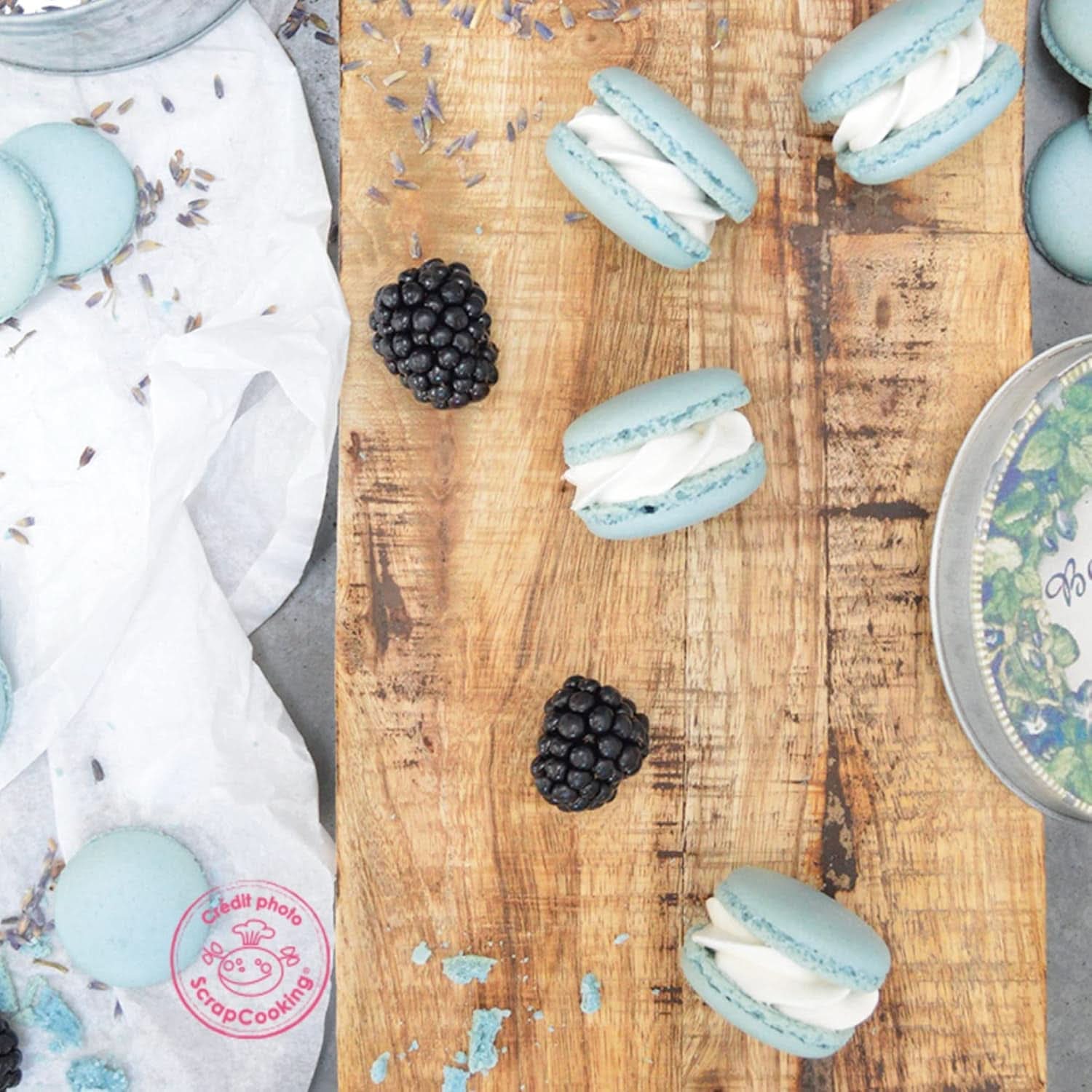 Scrapcooking, colorant alimentaire en poudre, bleu pastel, 5 grammes Naty Shop