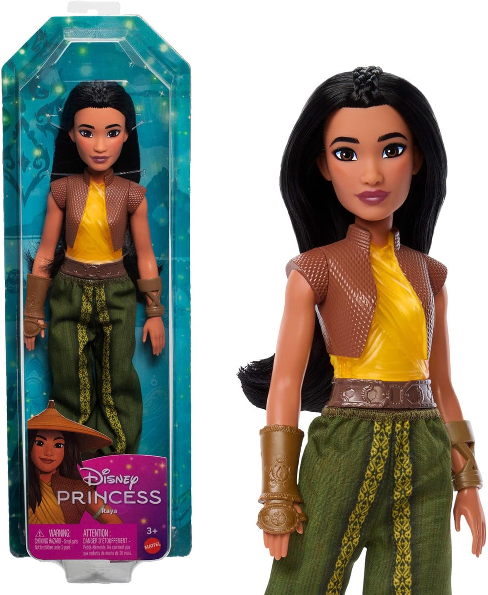 Mattel Disney Toy Raya poupée articulée avec vêtements et accessoires cadeau inspiré du film Disney pour enfants HLX22