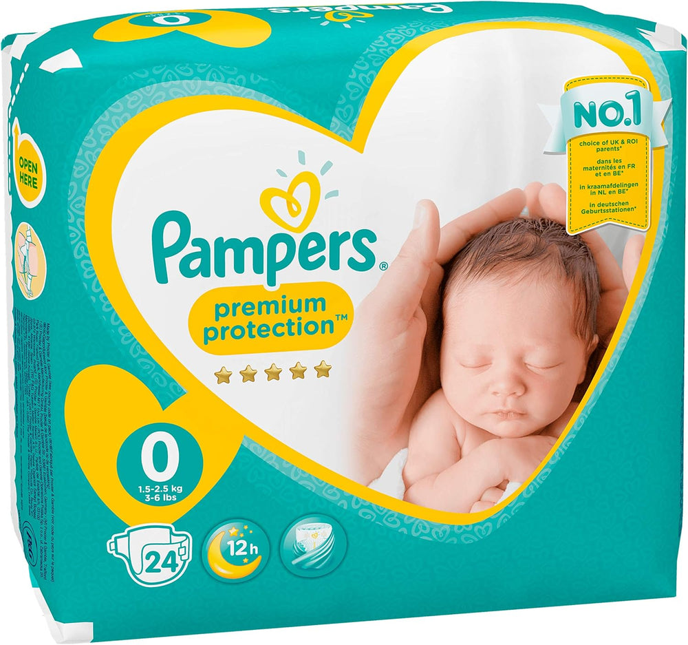 Pampers Premium Protection Livres, Taille: 0