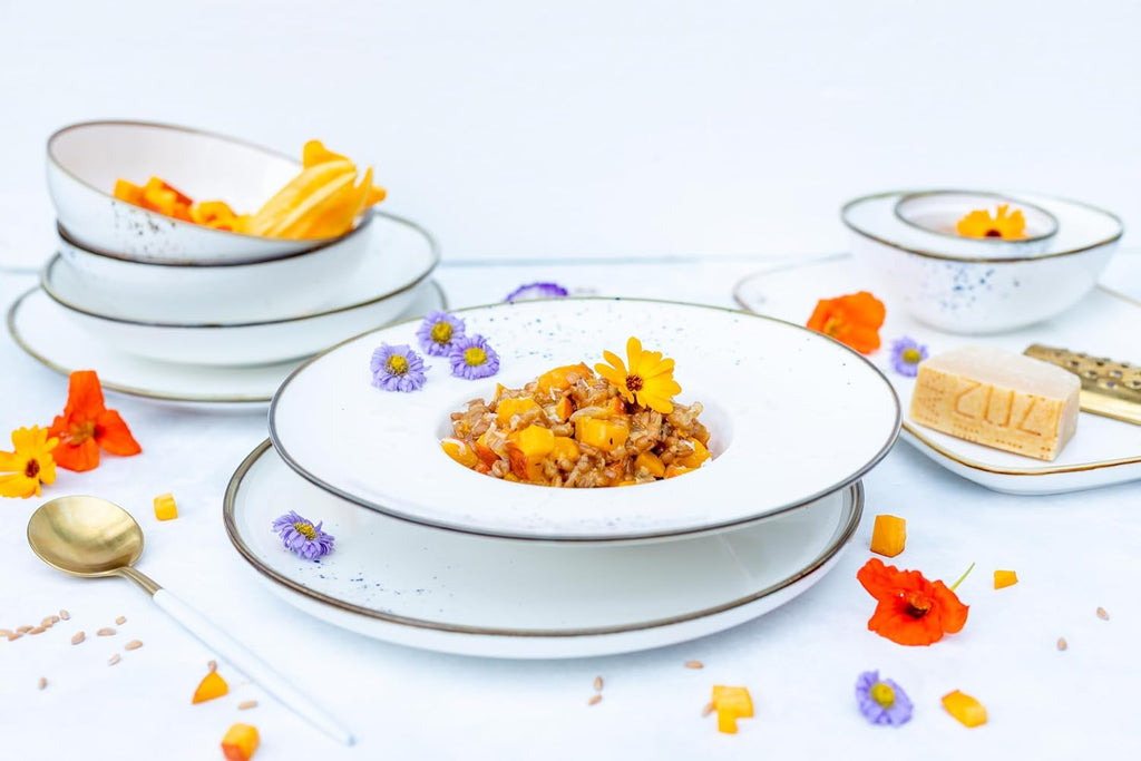 MÄSER Seria Pintar, Set de veselă de înaltă calitate pentru 4 persoane, serviciu combinat din 16 piese Seturi vesela masa Naty Shop