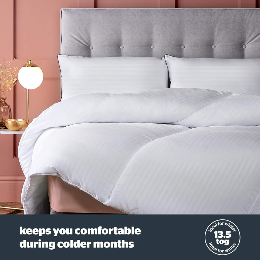 Couette Silentnight Hotel Collection, 13,5 tog, polyester, blanc, Super King Couettes et couettes Naty Shop