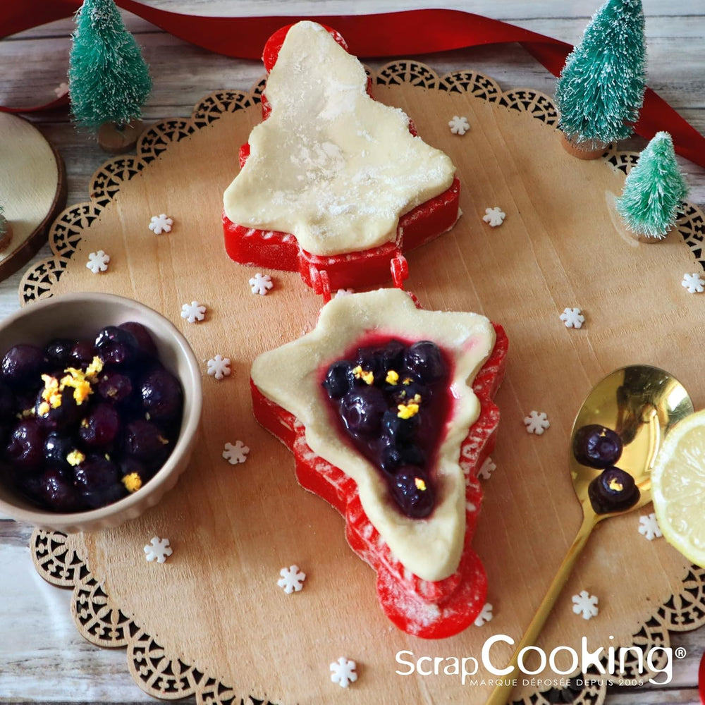 ScrapCooking – Emporte-pièce Sapin de Noël – Emporte-pièce de Noël pour pâtes farcies – Pâtisserie, Cuisine – Emporte-pièce – Strudel Empanadas – Pâtes aux Myrtilles – 2154