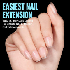 TOMICCA Coffin Tips Ultra Short Nail Tips - Tipuri de unghii, Tipuri moi cu gel, Acoperire completă, Tipuri de unghii artificiale mate preformate, Tipuri de gel pentru unghii cu gel - 360 bucăți, 15 mărimi