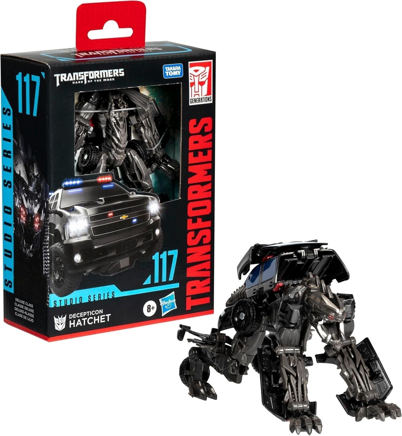 Transformers Studio Series Deluxe-Class Transformers: The Dark Side of the Moon 94 Decepticon Hatchet Action Figure Action figures Naty Shop