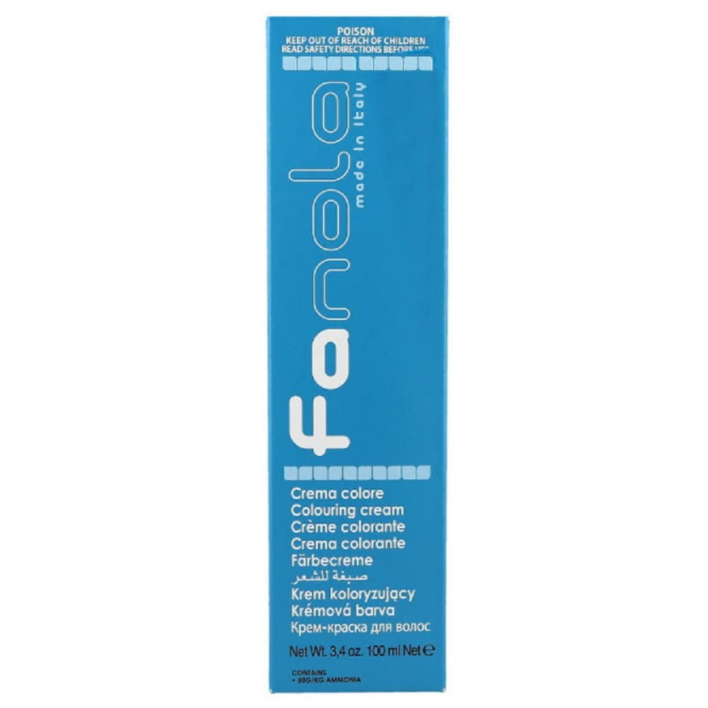 Fanola crema colore Crème colorante 7.0 Blond, 100 ml Teinture capillaire Naty Shop 6.0 Blond foncé