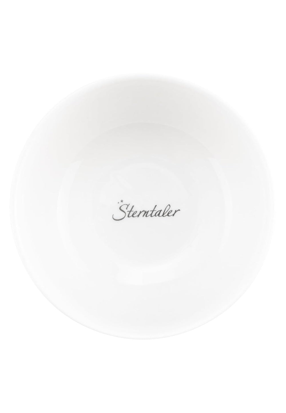Sterntaler Service de table en porcelaine au design rustique – Service de table avec base en silicone antidérapante et amovible – Vaisselle pour bébé et enfant avec assiette, bol de 400 ml et tasse de 200 ml, blanc