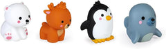 Janod - Strop de apă "Animale polare", 4 bucăți - Jucărie de baie pentru copii - De la 10 luni, J04704 Jucarii Bebe Naty Shop