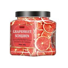 Tranches de pamplemousse séchées premium 100g, pamplemousse déshydraté, 100% naturel, sans additifs et sans sucre ajouté. Produits déshydratés Naty Shop Tranches de Pamplemousse
