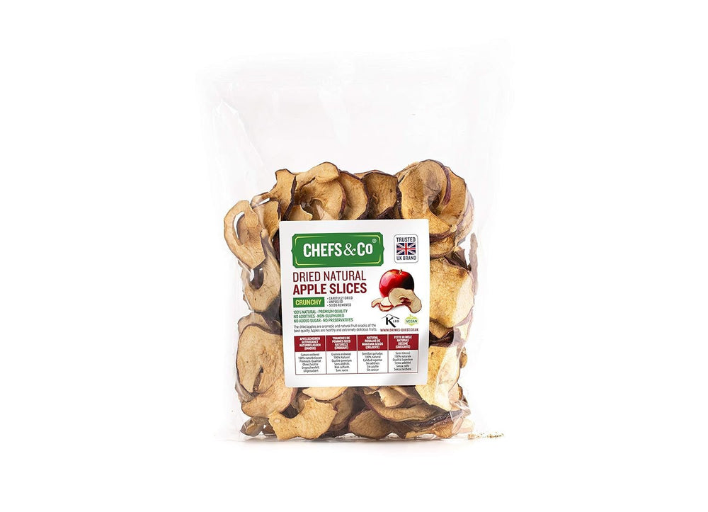 Tranches de pommes séchées 250g | Fruits entiers 100 % naturels | sans coque | sans graines | sans additifs | non sulfuré | sans sucre ajouté Produits déshydratés Naty Shop Titre par défaut