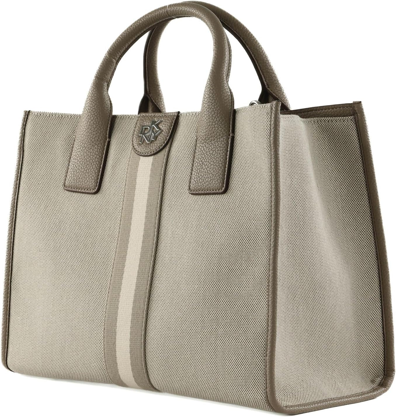 DKNY Carol Medium Book Tote, Natural Multi Sacs Femme Naty Shop