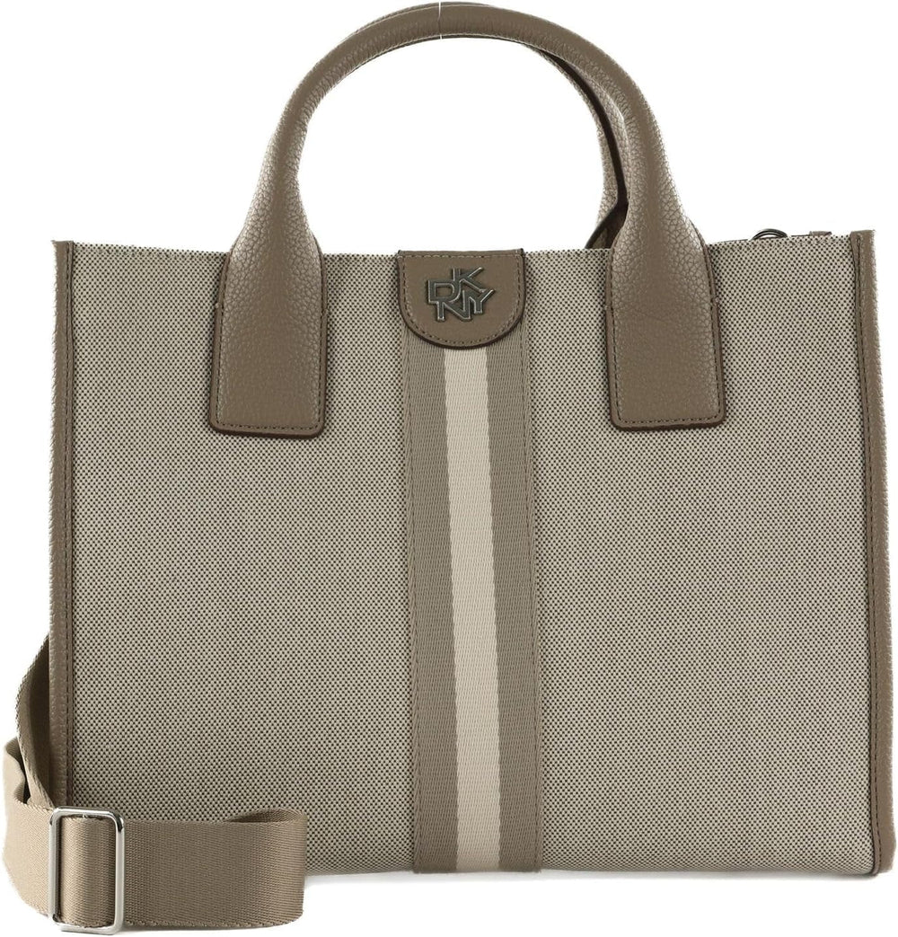 DKNY Carol Medium Book Tote, Natural Multi Sacs Femme Naty Shop Default title
