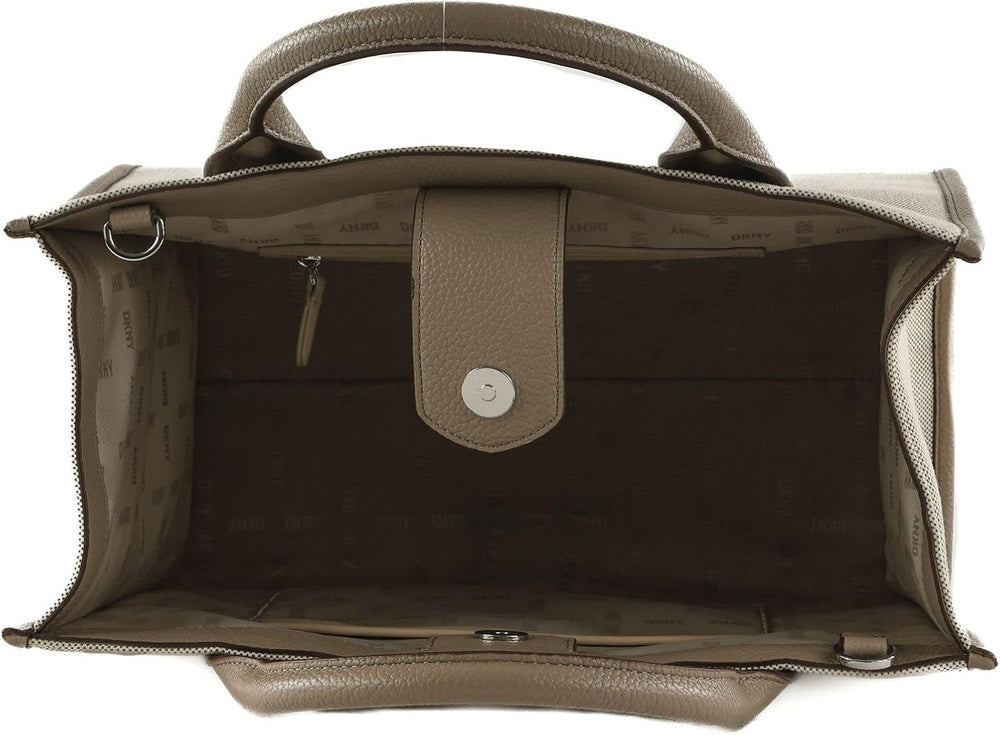 DKNY Carol Medium Book Tote, Natural Multi Sacs Femme Naty Shop