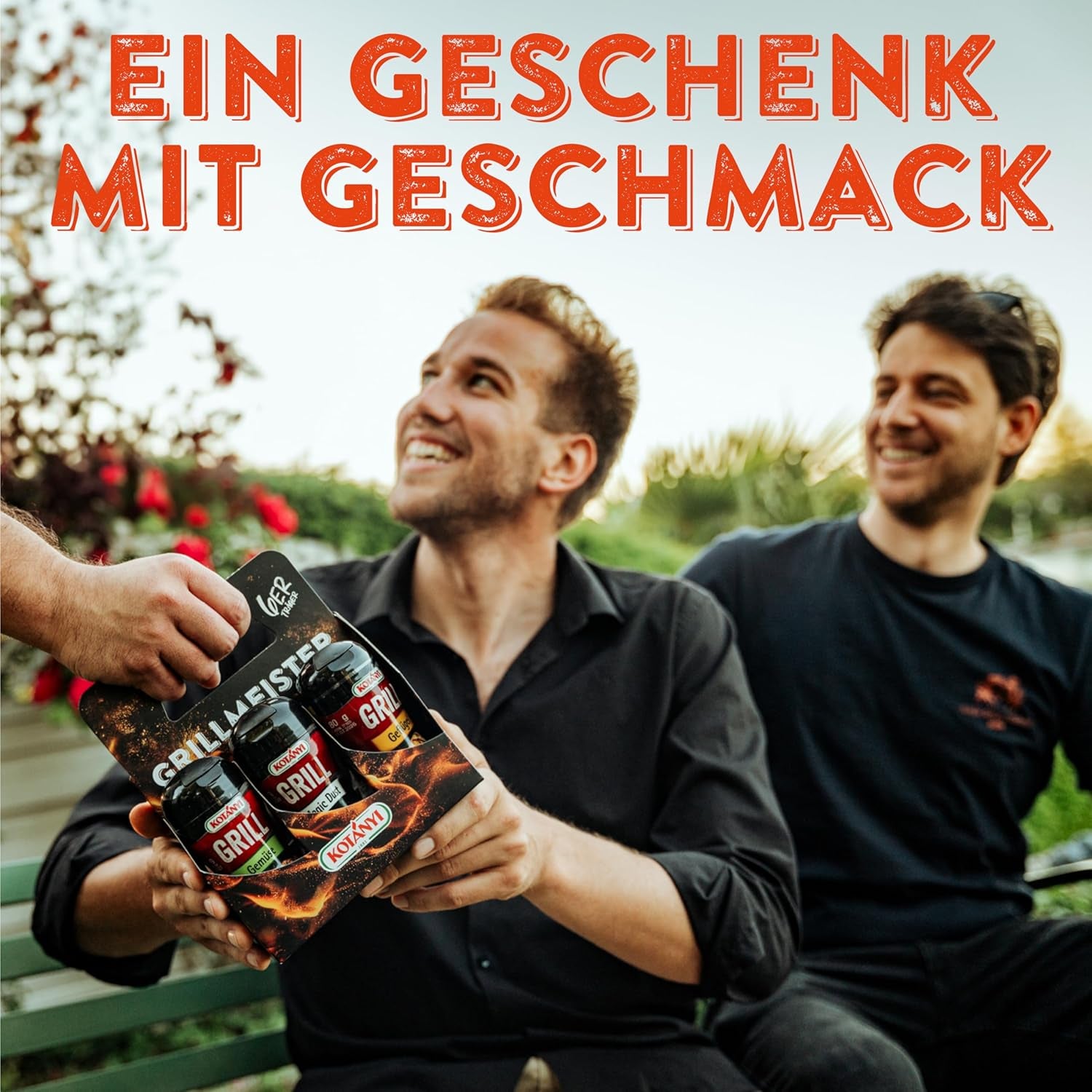 KOTÁNYI Coffret cadeau d'épices pour grillades - 6er Carrier - Cadeaux pour hommes - Grill Zubehör & Spice Set für jedes BBQ - Grill Zubehör inkl. Magic Dust - [Jetzt Geburtstagsgeschenk für Männer bestellen!]