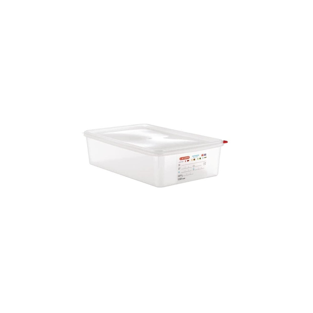 Récipient alimentaire GN1/1 avec couvercle 13,7L, 100(H) x 530(L) x 325(P) mm Boîtes de conservation alimentaire Naty Shop 100(H) X 530(L) X 325(P)Mm