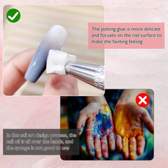 200 pièces Nail Art Schwamm Mit Metallgreifer,Nagelkunst Rendering Werkzeuge Mit Greifer,Éponge Nagel Pinsel,Nageldesign Zubehör Für Nail Art Rendering