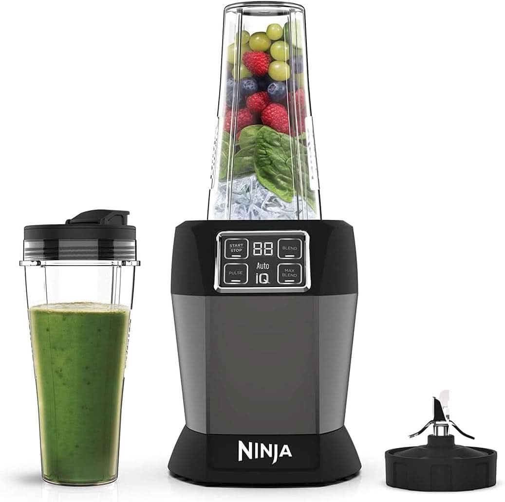 Robot culinaire technologie Auto-IQ Ninja BN650EU, 850W, 2,1L, noir Naty Shop Mixer