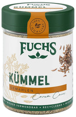 Fuchs Gewürze - Kümmel gemahlen - klassisches Gewürze für daftige Gerichte wie Chili con Carne - ingrédients naturels - 55 g en dose variable, recyclable