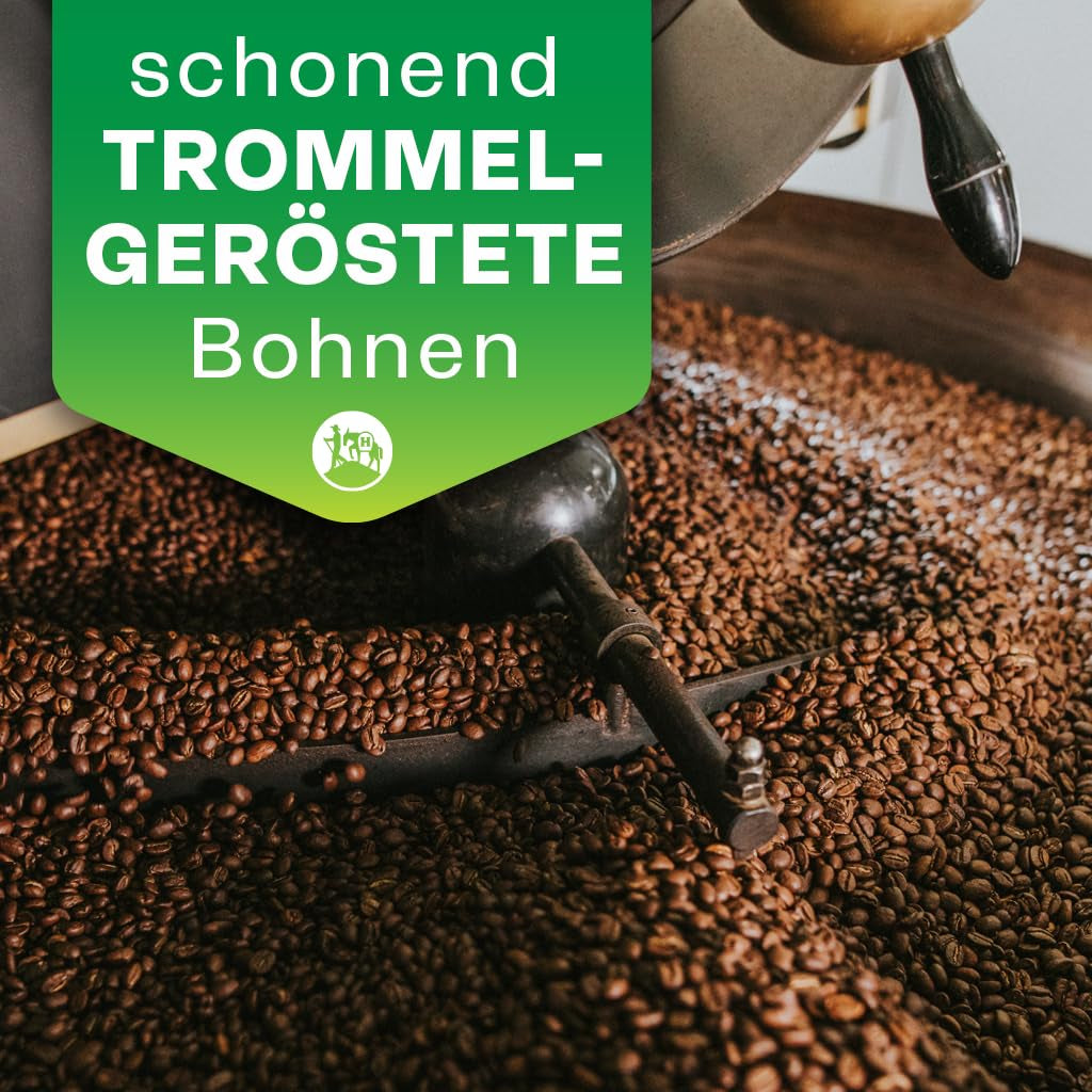 Hochland Kaffee - Holanka Crema - 250g Kaffeebohnen - Vente directe durable - Parfait pour les machines entièrement automatiques et les Siebträger - Goût aromatique plus doux - Meilleure qualité du Pérou