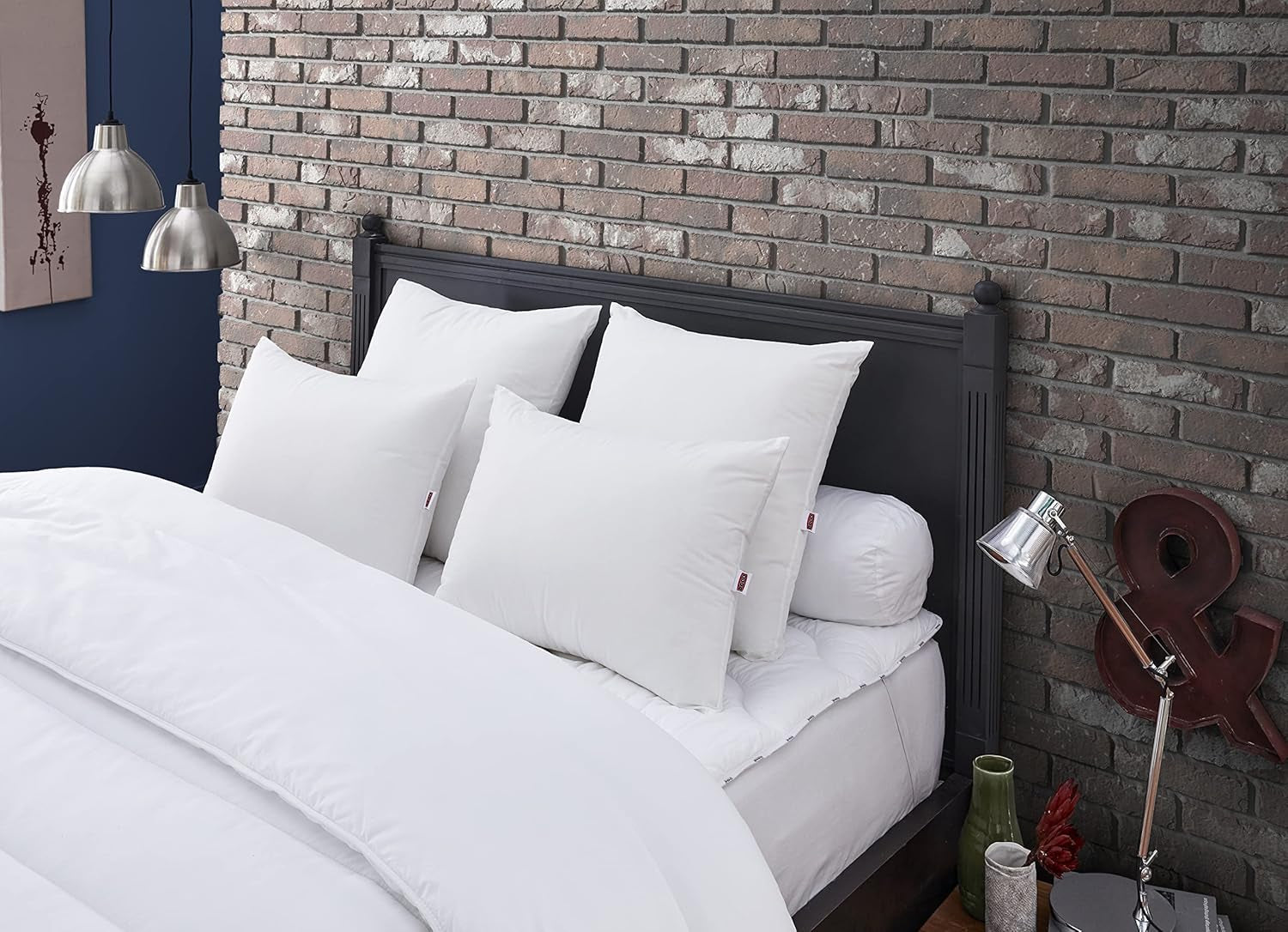 DODO OFM60 Oreiller ergonomique latex, 60 X 60 cm, blanc Oreillers standards Naty Shop