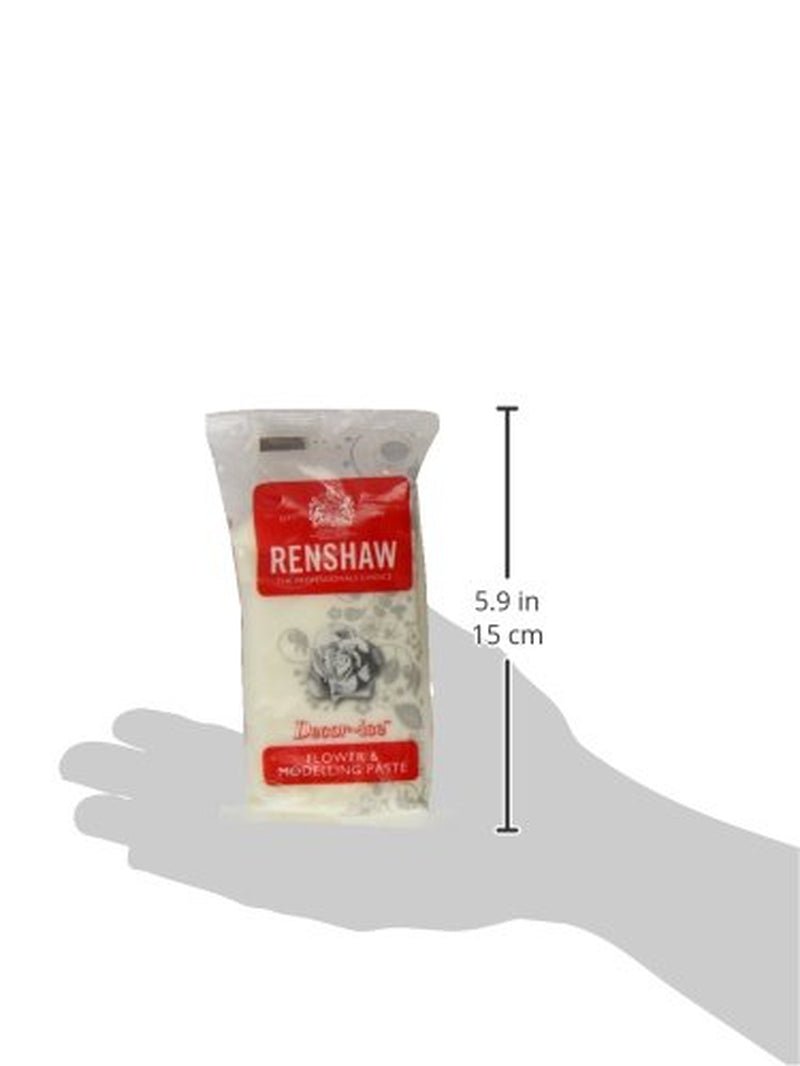 Flower & Modeling Paste Blanc 250g - Pâte à modeler, parfaite pour les fleurs, les fleurs, les figurines, etc., pâte à sucre comestible - 250g Naty Shop Sugarpaste