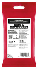 Fondant noir 1 kg - prêt à rouler, parfait pour recouvrir et décorer gâteaux, cupcakes et biscuits - noir - 1 kg Pâte à sucre Naty Shop