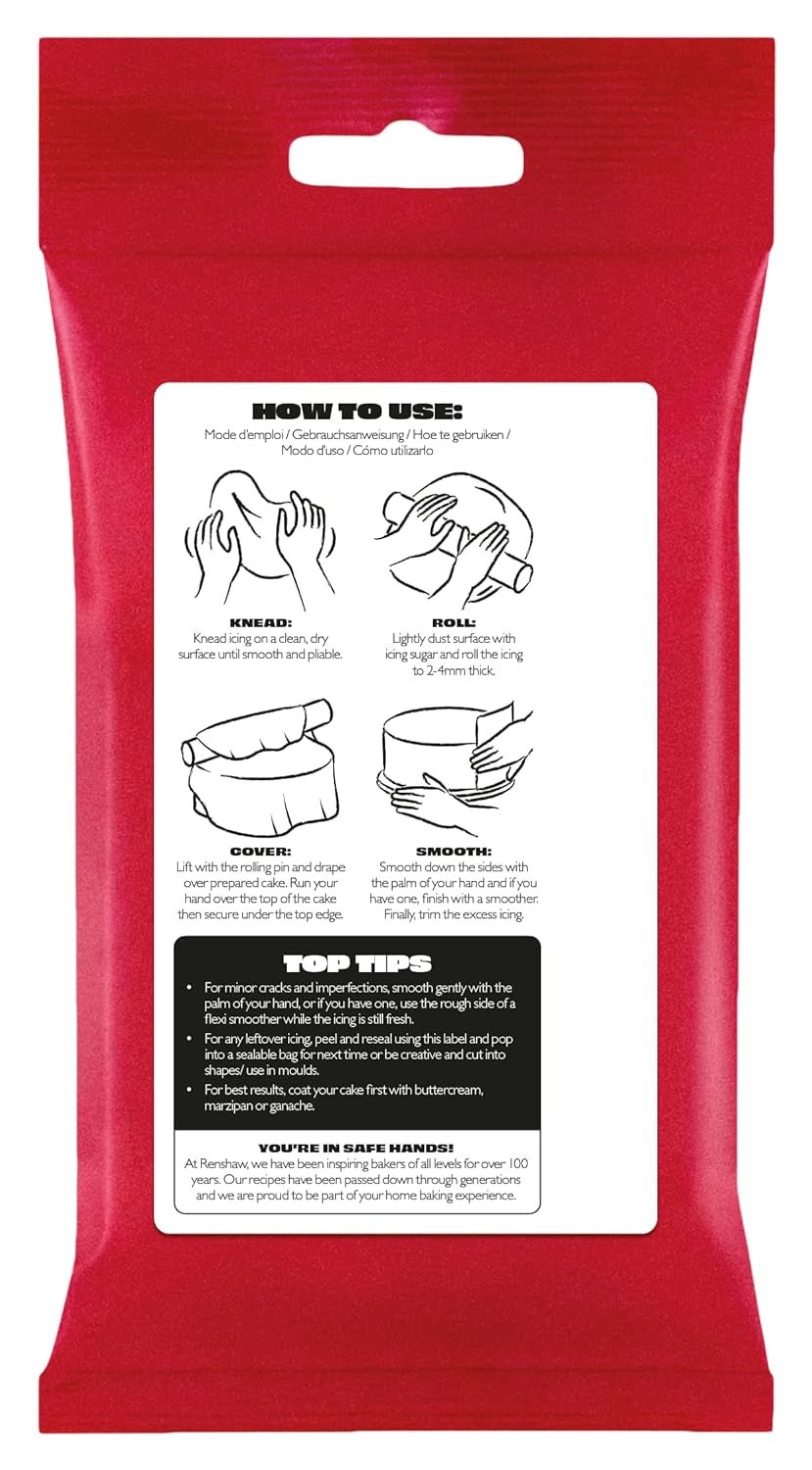 Fondant noir 1 kg - prêt à rouler, parfait pour recouvrir et décorer gâteaux, cupcakes et biscuits - noir - 1 kg Pâte à sucre Naty Shop