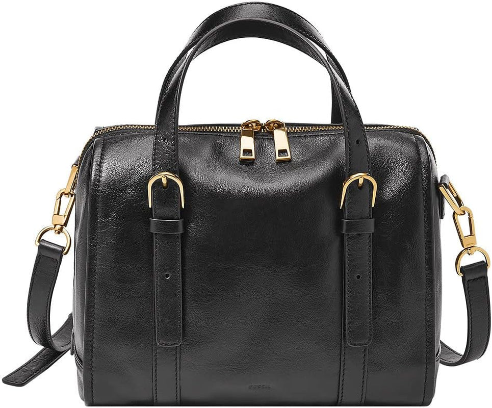 Fossil Carlie Satchel Sacs pour femmes Naty Shop Noir