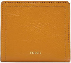 Fossil Ladies Logan Yellow Leather Bifold Wallet, SL7829763 Portofel Femei Naty Shop Titlu implicit