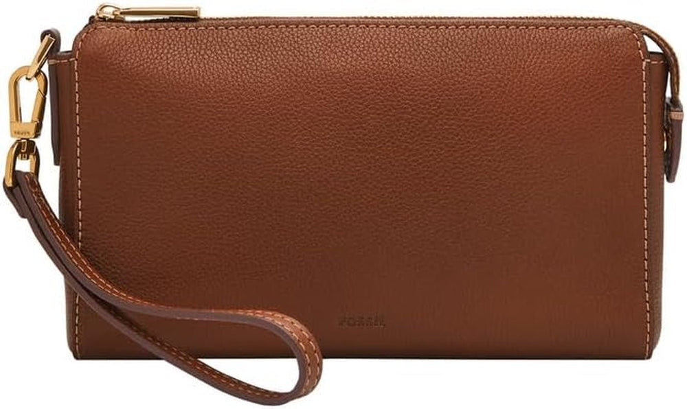 Fossil Ladies Wristlet Sacs pour femmes Naty Shop Marron