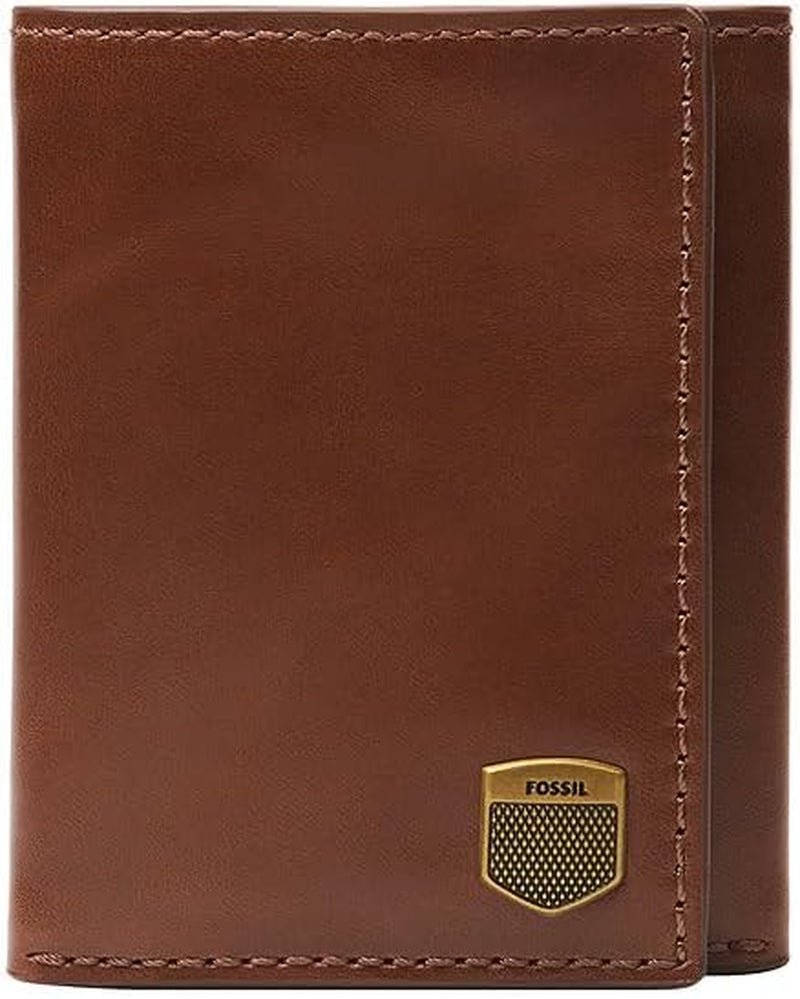 Fossil pentru bărbați Hayes Card Case Bifold Portofel Barbati Naty Shop Maro