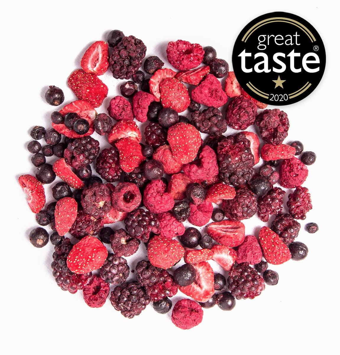 Fruits lyophilisés BRIX | Mélange naturel de fruits secs 80 g | Grand Prix du Goût pour les Fruits Secs | Sans OGM, sans gluten, végétalien, vitamines retenues Naty Shop Produits déshydratés