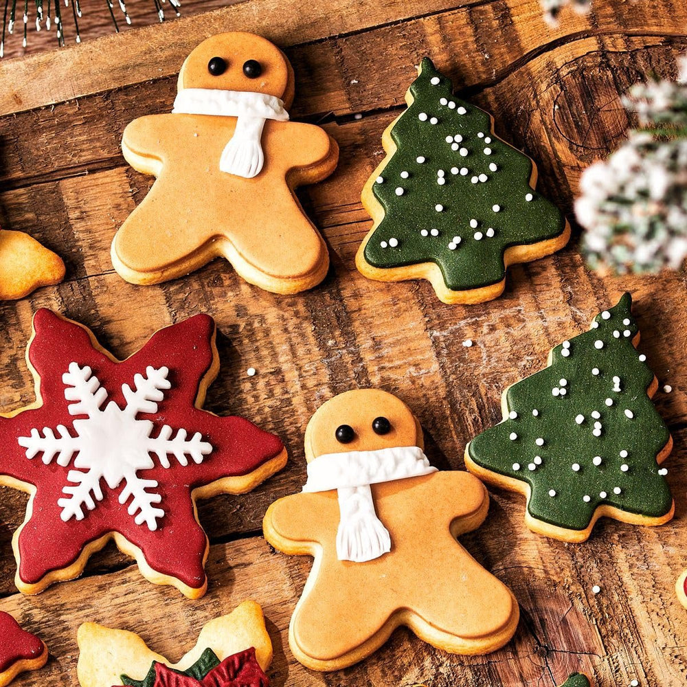 FunCakes Fondant Multipack Facile à utiliser, lisse, flexible, doux et malléable, parfait pour la décoration de gâteaux, halal, casher et sans gluten. 5 couleurs, 5 x 100 g, Palette de Pâte à Sucre Pétillante Naty Shop