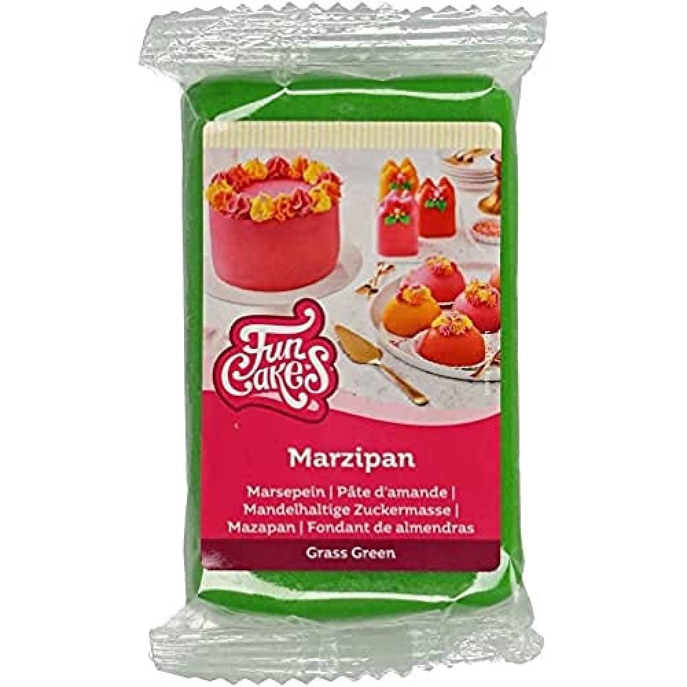 Pâte à Sucre FunCakes Amande (Massepain Hollandais) Vert Herbe : Facile à utiliser et onctueuse, parfaite pour décorer les gâteaux, halal, casher et sans gluten, 250g (Pack de 2) Naty Shop Pâte à Sucre Verte Herbe 250G (1 Pack)