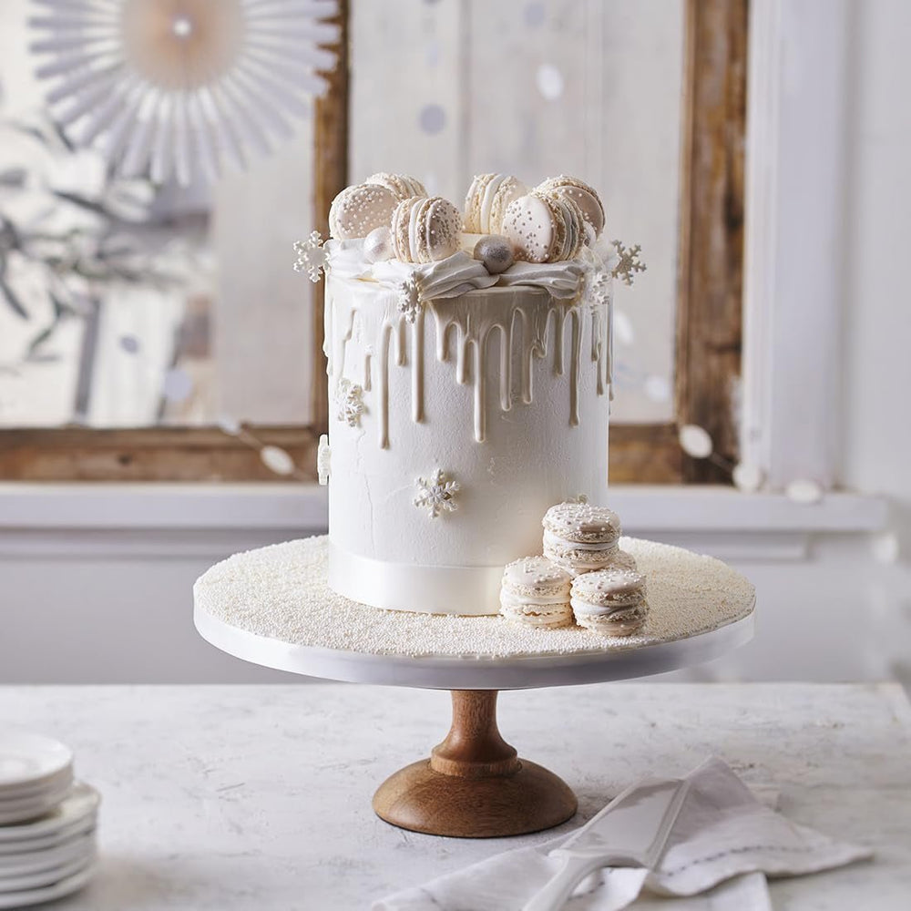 FunCakes Roll Fondant Bright White : Facile à utiliser, lisse, flexible, souple et malléable, parfait pour décorer des gâteaux, halal, casher et sans gluten. 5 kg (2 à 2,5 kg) de pâte à sucre Naty Shop