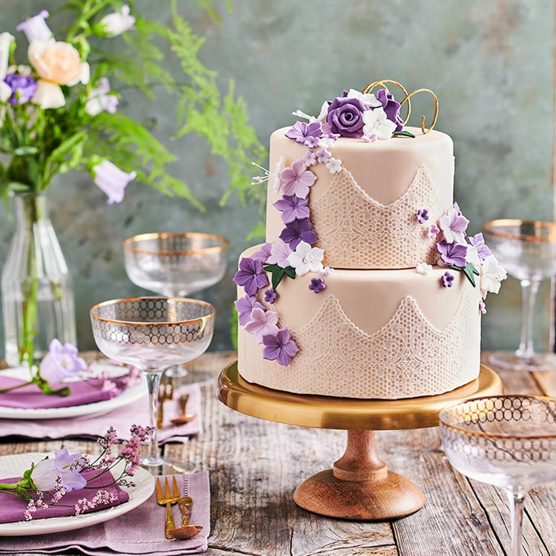 FunCakes Roll Fondant Elegant Ivory : Facile à utiliser, lisse, flexible, souple et malléable, parfait pour décorer des gâteaux, halal, casher et sans gluten. 1 kg de pâte à sucre Naty Shop