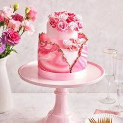 FunCakes Roll Fondant Sweet Pink : Facile à utiliser, lisse, flexible, souple et malléable, parfait pour décorer des gâteaux, halal, casher et sans gluten. 1 kg de pâte à sucre Naty Shop