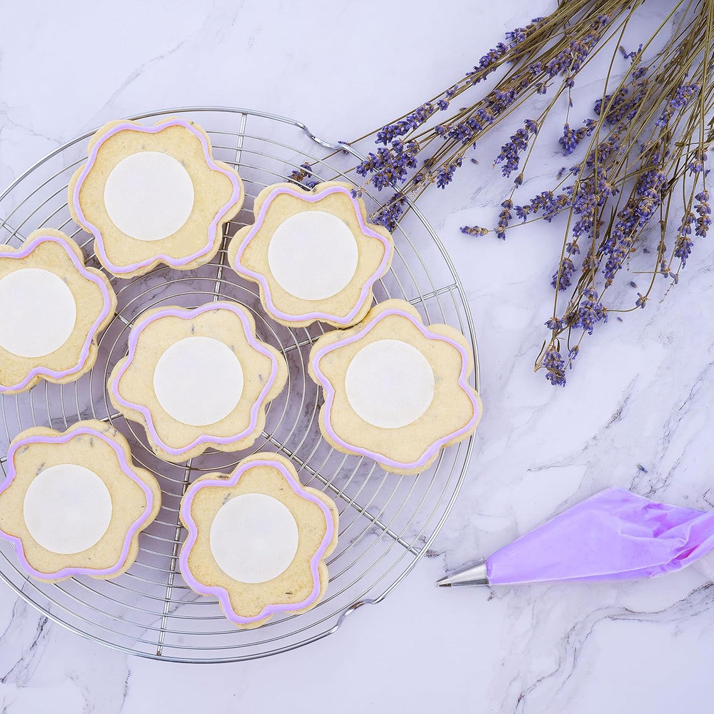 Seau à glaçage Günthart BackDecor Royal avec 300 g de poudre pour décorer des pâtisseries ou comme revêtement, 1 paquet (300 g) de pâte à sucre Naty Shop