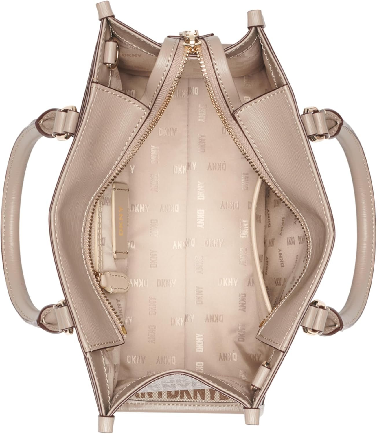 Geantă Casual Tote Satchell pentru femei DKNY, Chino/Toffee Genti Femei Naty Shop