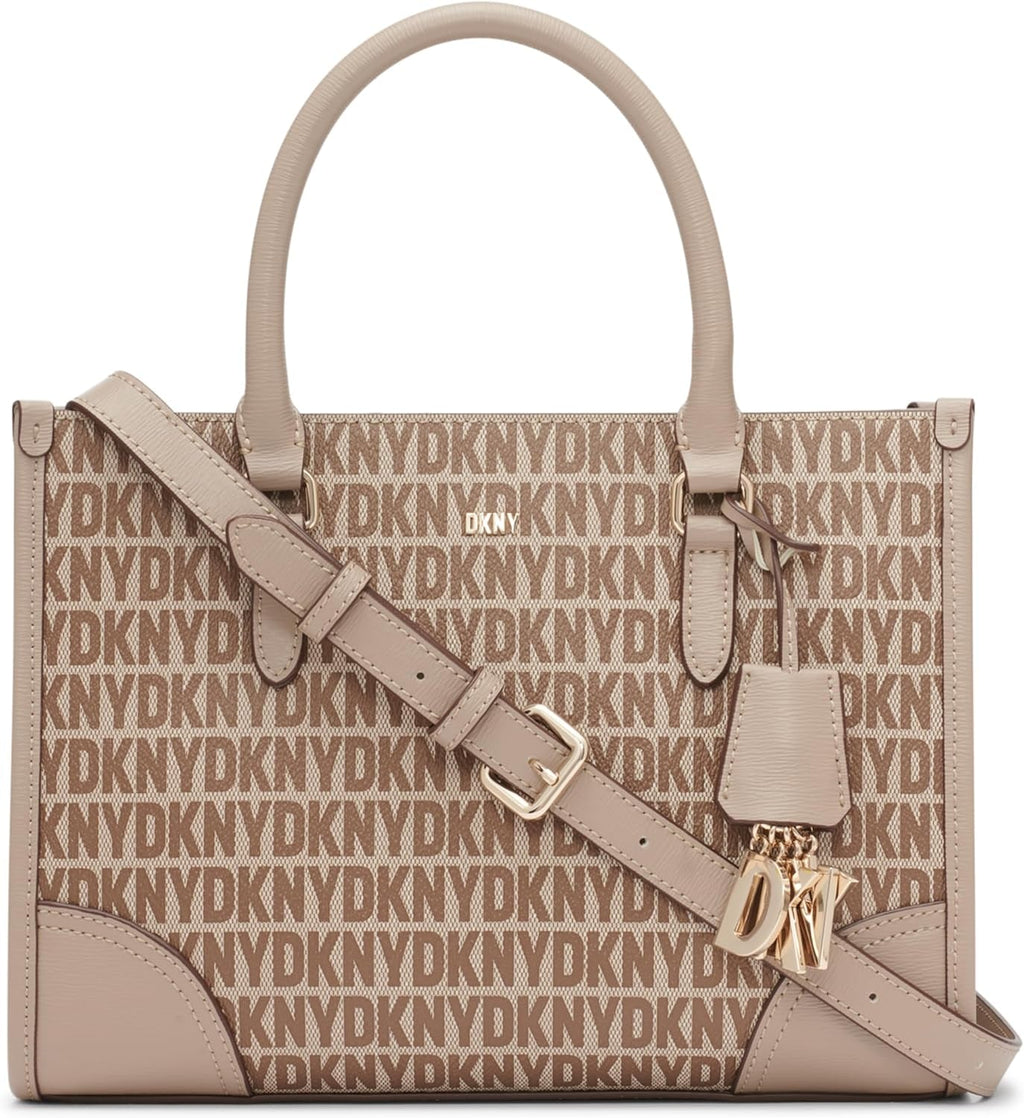 Geantă Casual Tote Satchell pentru femei DKNY, Chino/Toffee Genti Femei Naty Shop Titlu implicit