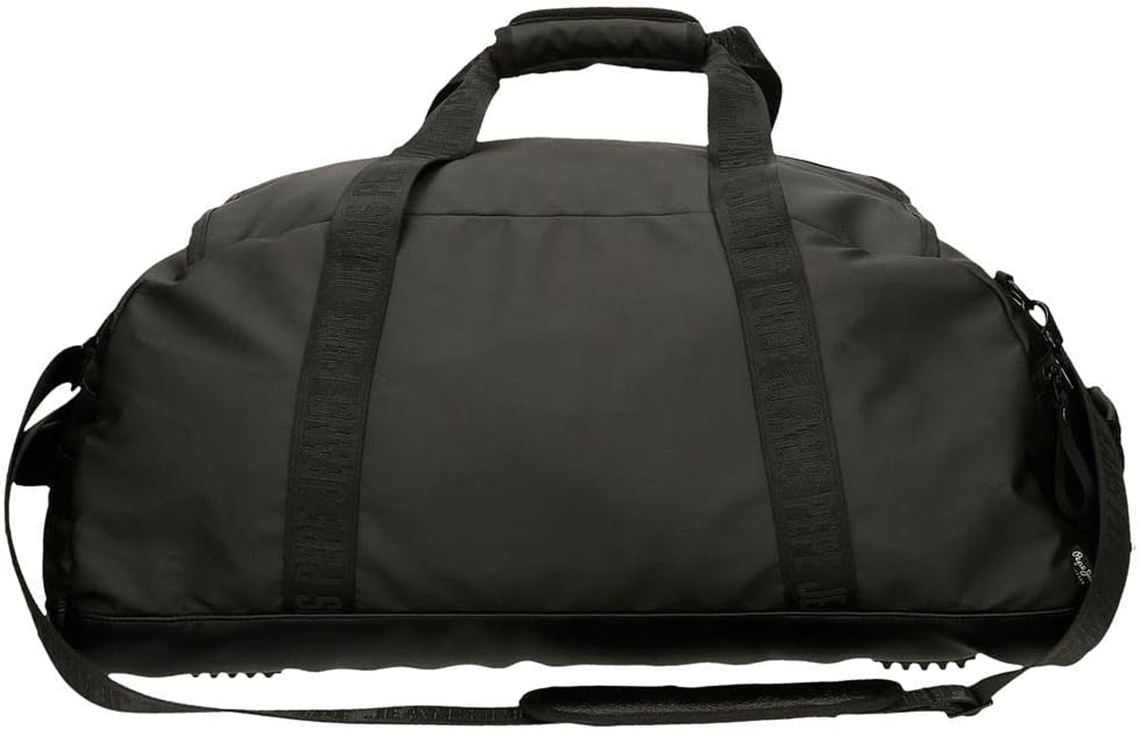 Geantă de călătorie Pepe Jeans Hoxton, negru, 56 x 32 x 25.5 cm, poliester și PU, multicolor (multicolor), unica, geantă de călătorie Bagaje și echipament de călătorie Naty Shop