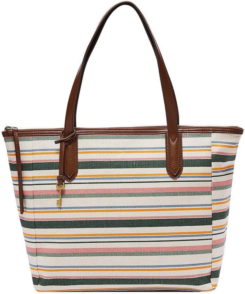 Fossil Williamson Sac Femme Sacs Femme Naty Shop Marron et Rayures