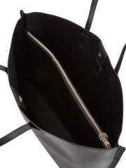 Tommy Hilfiger Distinct Sac fourre-tout zippé pour femme, Noir (Noir), Taille complète Naty Shop Sacs femme