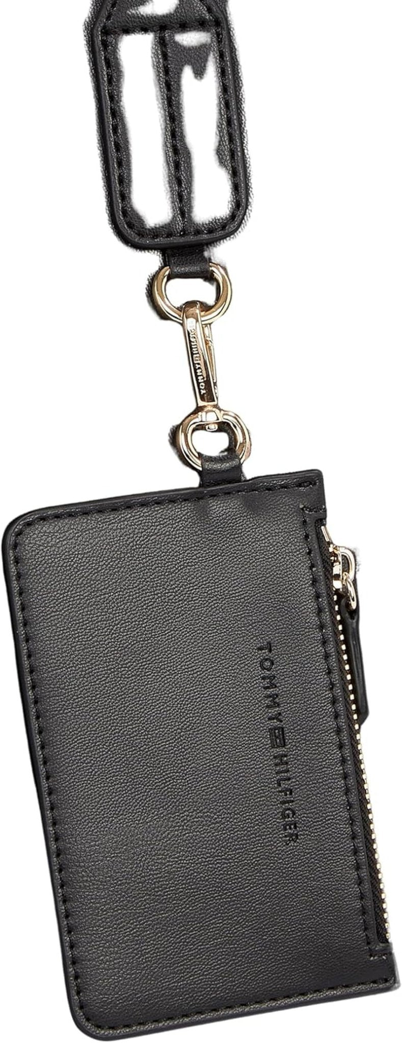 Tommy Hilfiger Distinct Sac fourre-tout zippé pour femme, Noir (Noir), Taille complète Naty Shop Sacs femme